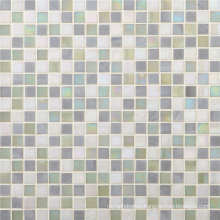 15 мм квадратная белая стеклянная мозаика для ванной комнаты
